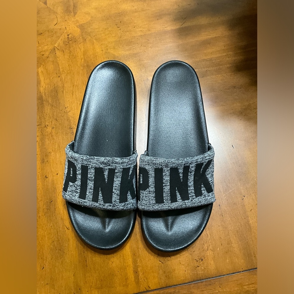 Preloved (Like New) Victoria Secret PINK Slides sz. XL